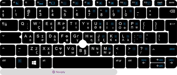 Novibard sticker for HP keyboard refurbishing | Noviply