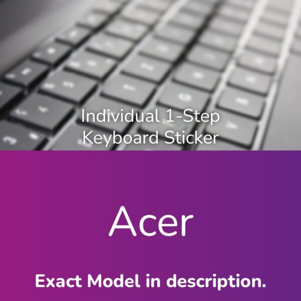 Acer Individual Keyboard Sticker - Refurbishing - Noviply®