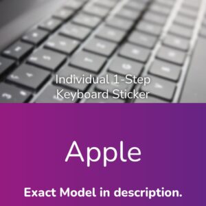 Apple Individual Keyboard Sticker - Refurbishing - Noviply®