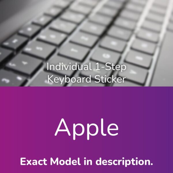 Apple Individual Keyboard Sticker - Refurbishing - Noviply®