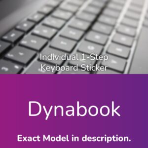 Dynabook Individual Keyboard Sticker - Refurbishing - Noviply®