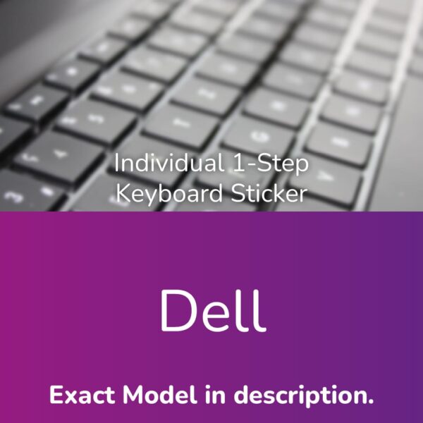 Dell Individual Keyboard Sticker - Refurbishing - Noviply®
