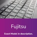 Fujitsu Individual Keyboard Sticker - Refurbishing - Noviply®