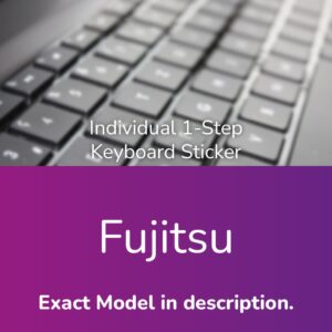 Fujitsu Individual Keyboard Sticker - Refurbishing - Noviply®