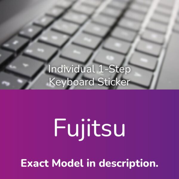 Fujitsu Individual Keyboard Sticker - Refurbishing - Noviply®