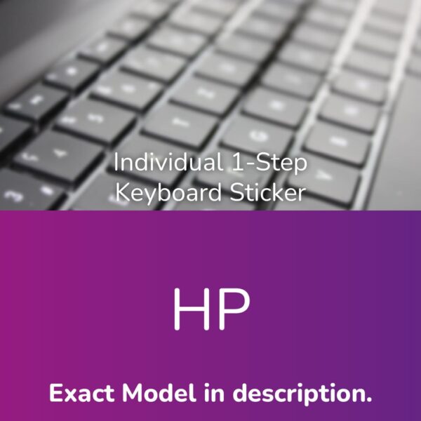 HP Individual Keyboard Sticker - Refurbishing - Noviply®