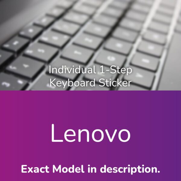 Lenovo Individual Keyboard Sticker - Refurbishing - Noviply®