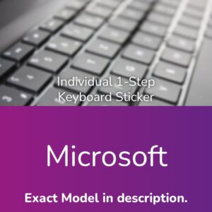 Microsoft Individual Keyboard Sticker - Refurbishing - Noviply®