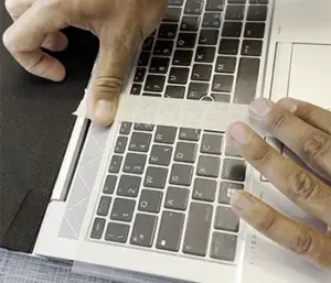 Applying Noviply-Keyboard Sticker - Alignment