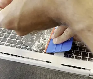 Applying Noviply-Keyboard Sticker - Application - Step 1